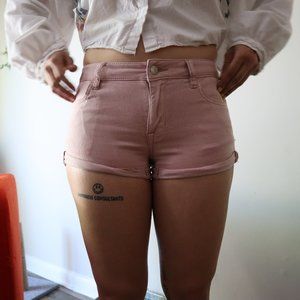 pink shorts